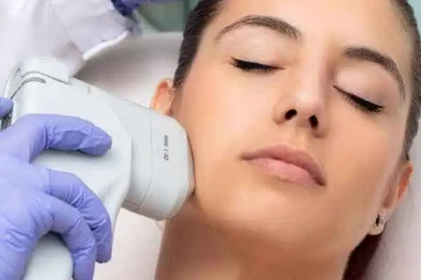 HIFU - Breakthrough in Anti - ageing 1 Image of woman having HIFU Horley treatment