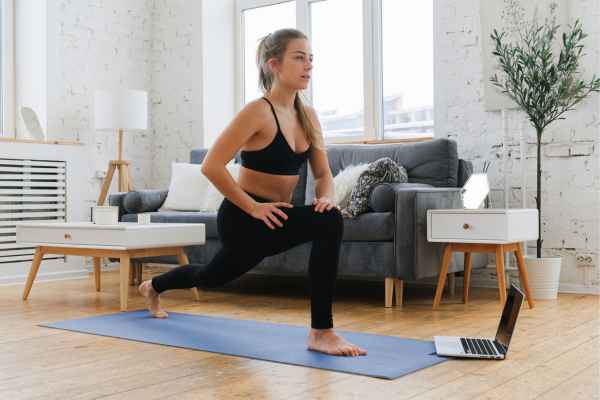 Woman exercising confidently after femiwand treatment Horley