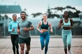Achieving the Perfect Tone: How Often Should You Exercise for Results? 3 image of man and 3 women doing cardio exercise Horley to help tone and remove fat from the body.